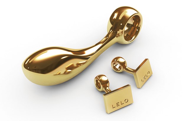Plug-in Earl em ouro 24 quilates, €1990, Lelo, em www.lelo.com