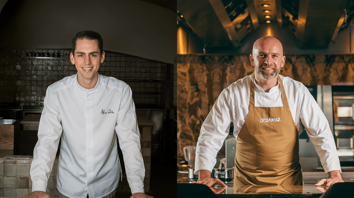 Chefs Afonso Dantas e Octávio Freitas.