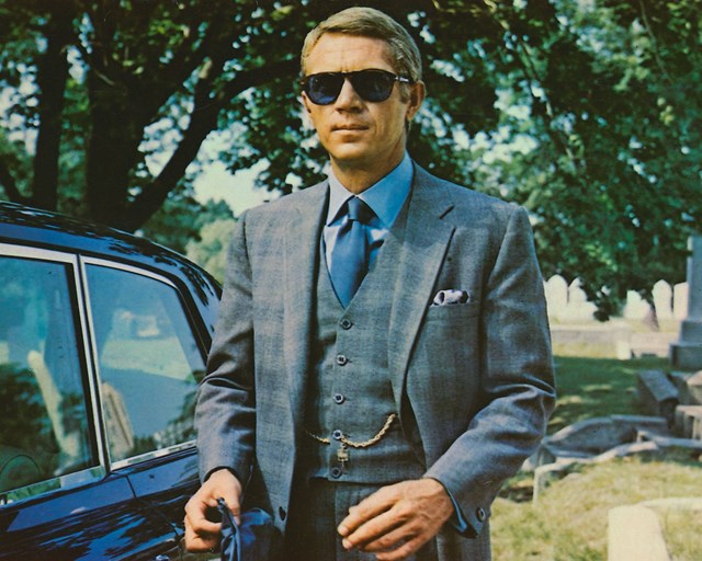 Steve McQueen no filme O Grande Mestre do Crime.