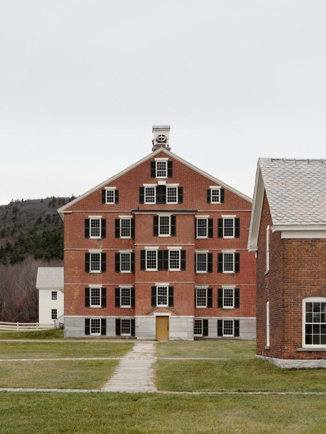 Edifício de habitação comunitária (1830), Hancock Shaker Village, Hancock, Massachusetts, 2024