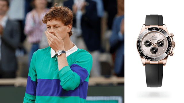 Jannik Sinner – Rolex Cosmograph Daytona Everose