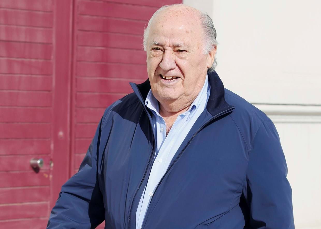Amancio Ortega, fundador da Inditex, tem atualmente 89 anos