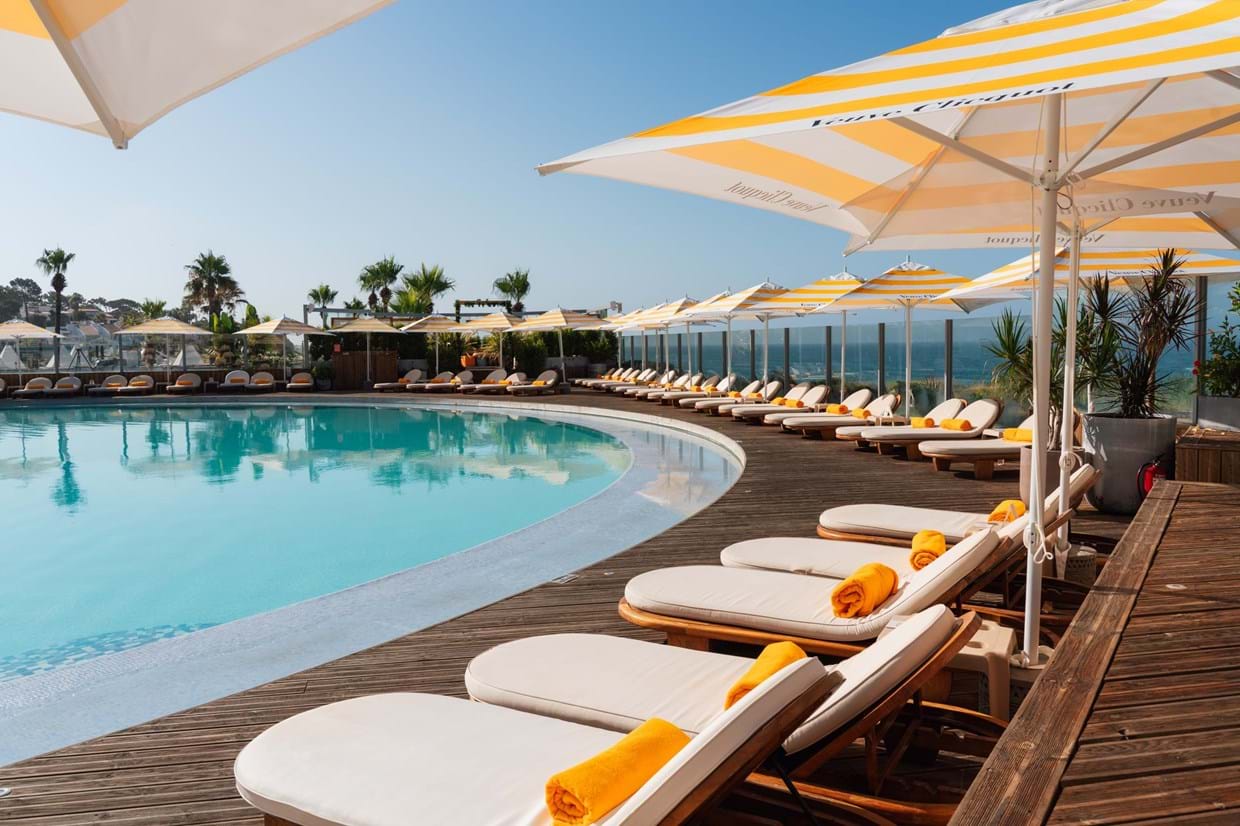 Uma vista privilegiada para a praia de Vale do Lobo
