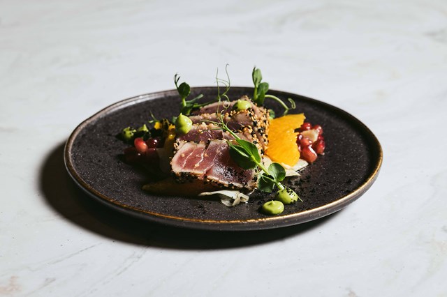 Tataki de atum.