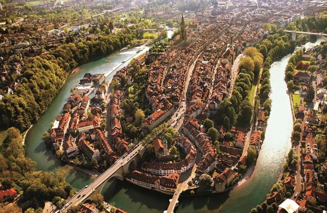 Berna alia urbanismo e natureza