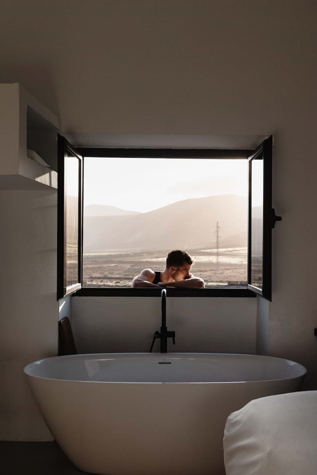 La Casita de Femés é um oásis de tranquilidade no meio da paisagem vulcânica