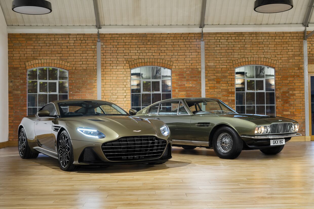 Aston Martin OHMSS Edition destaca-se dos restantes por contar com uma pintura especial em olive green