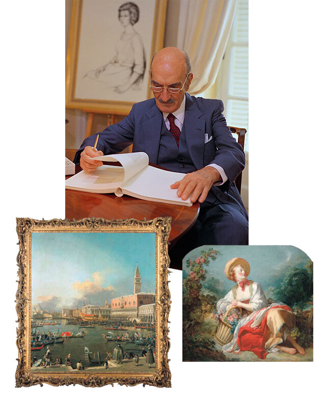 GRAND SEIGNEUR. A coleção de António Champalimaud rendeu 57 milhões de euros, no leilão realizado pela Christie’s, em 2005. Um dos raríssimos portugueses ricos a deixar um legado ao país, o industrial quis que o valor do leilão revertesse a favor da fundação com o seu apelido. Do espólio de arte a estrela do leilão foi um quadro de Il Canaletto, 'Vista do Bucintoro no Molo no Dia da Ascensão', em
