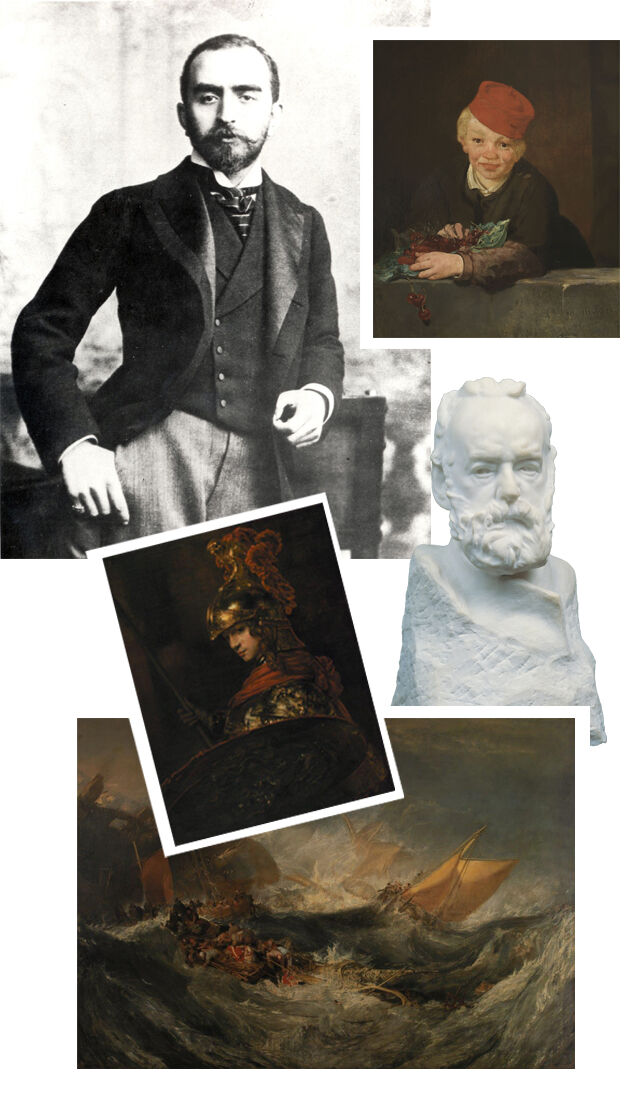 AMIGO DE PORTUGAL. Pergunta-se, com frequência, o que teria sido da Cultura, em Portugal, se não tivesse vivido, entre nós, Calouste Sarkis Gulbenkian. Apoiou o país muito além da Cultura, mas o legado visível é a fundação com o seu nome e os dois museus que a mesma comporta. Tido como o primeiro grande colecionador em terra lusa, Gulbenkian reuniu uma excelente coleção privada. Nas imagens, 'O Ra