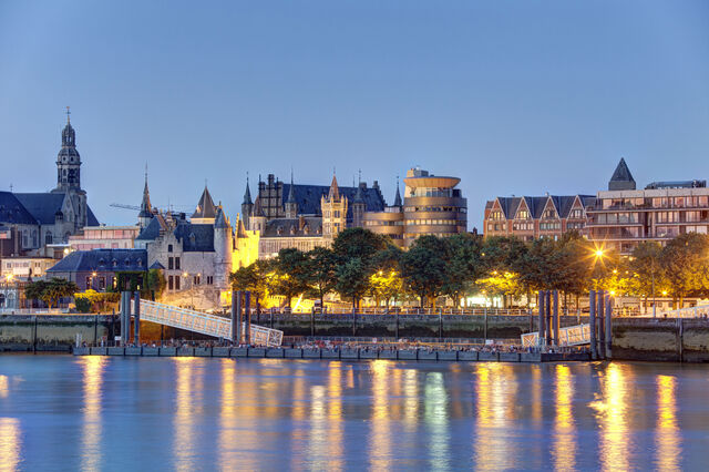 Vista da cidade de Antuérpia, Bélgica