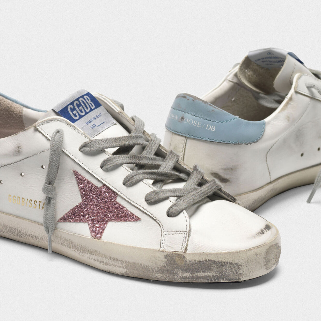Ténis Superstar em pele, € 395, Golden Goose no Net-a-Porter