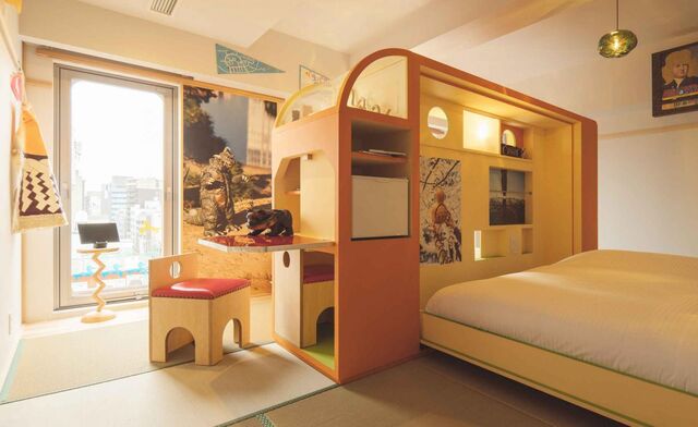 Cada quarto do BNA alter Museum, hotel em Quioto, é uma exposição de arte