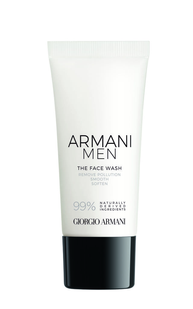 The Face Wash, gel de limpeza com 99% ingredientes de origem natural, Armani men