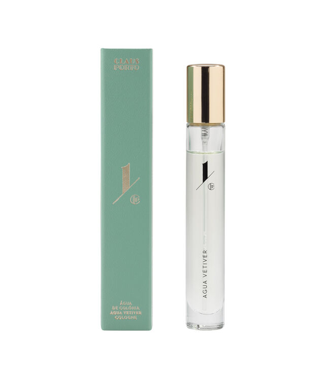 Mini Colonia Vetiver Travel, spray 10 ml, €25, Claus Porto