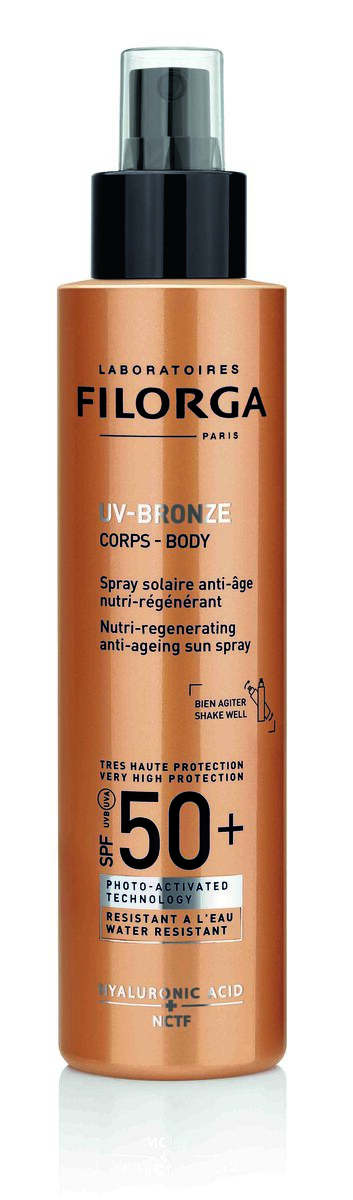 UV Bronze Body Spray SPF50+, €30, Filorga
