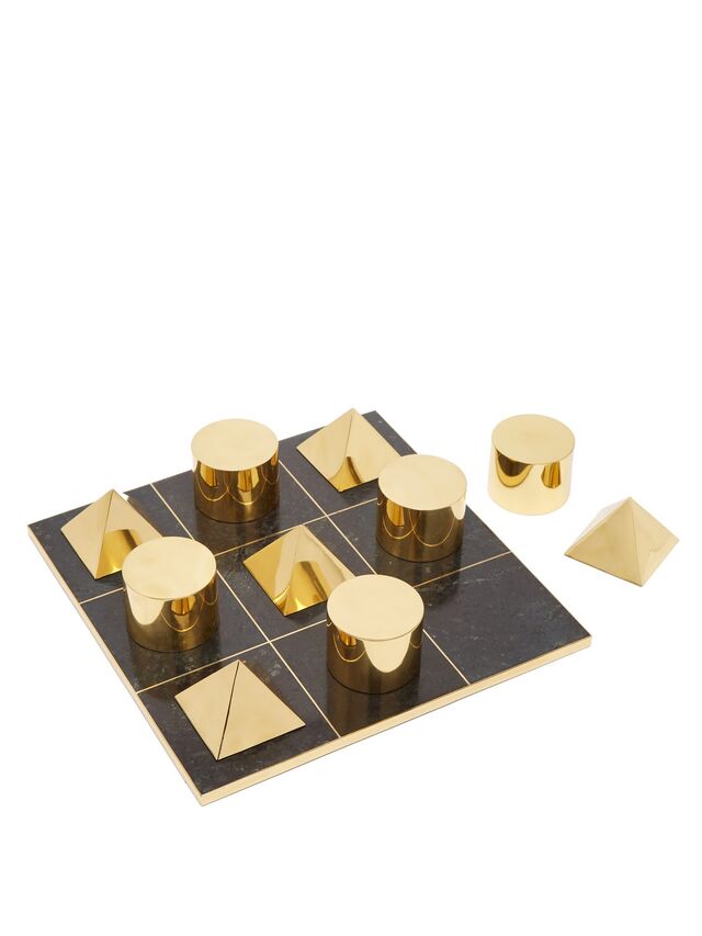 Jogo Tic-Tac-Toe em pedra e latão, €1187, Blue Carreon, em matchesfashion.com .jpg