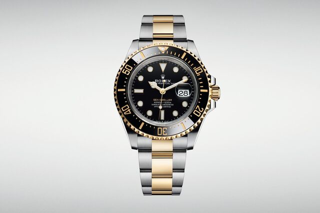 Relógio Sea Dweller em aço oystersteel e ouro amarelo, €15 050, Rolex.jpg