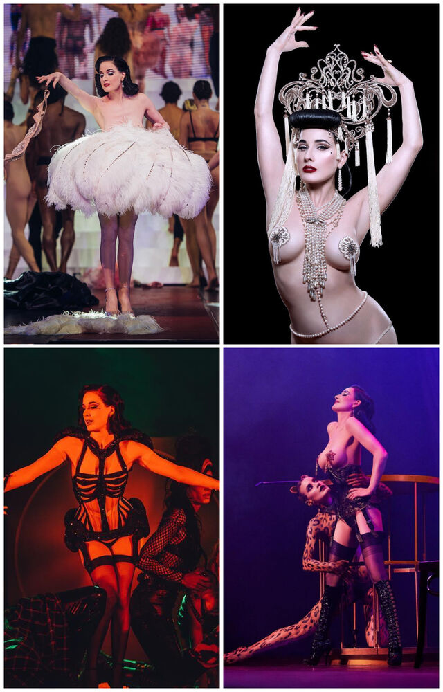 Dita Von Teese tornou-se um ícone do burlesco moderno