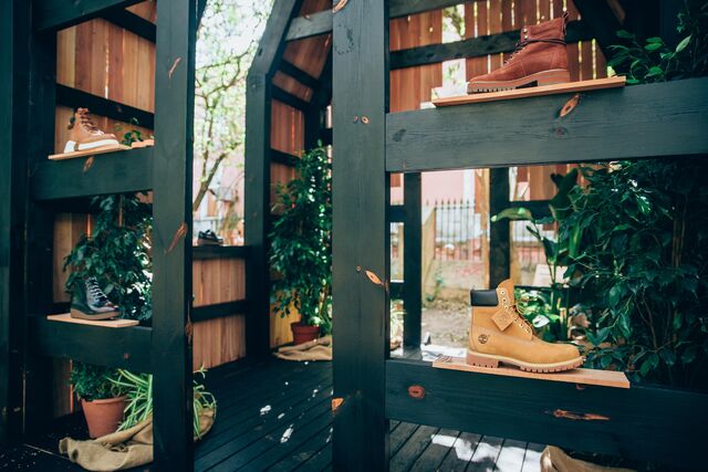 Casa na árvore da Timberland no Jardim da Estrela em Lisboa