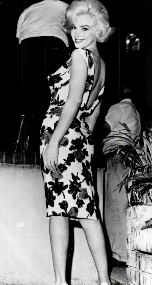 Mariliyn Monroe no set de Something’s Got Give, 1962