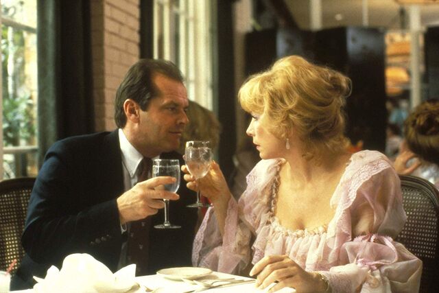 Jack Nicholson e Shirley MacLaine no filme Terms of Endearment, 1983
