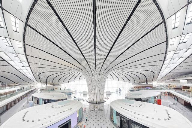 O novo aeroporto de Pequim