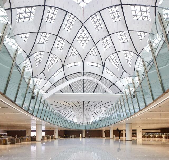 O novo aeroporto de Pequim