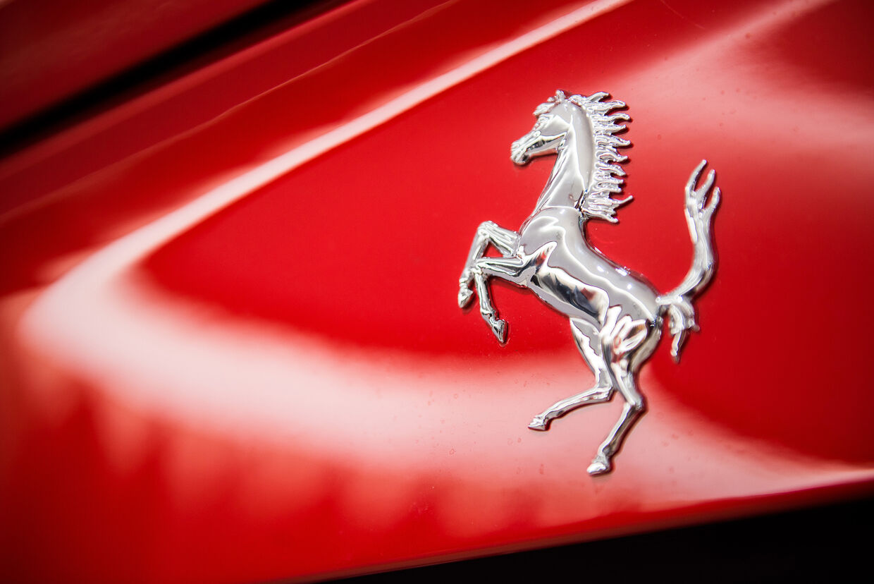 O símbolo da Ferrari