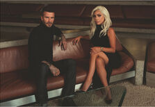 Quando Lady Gaga conheceu David Beckham 