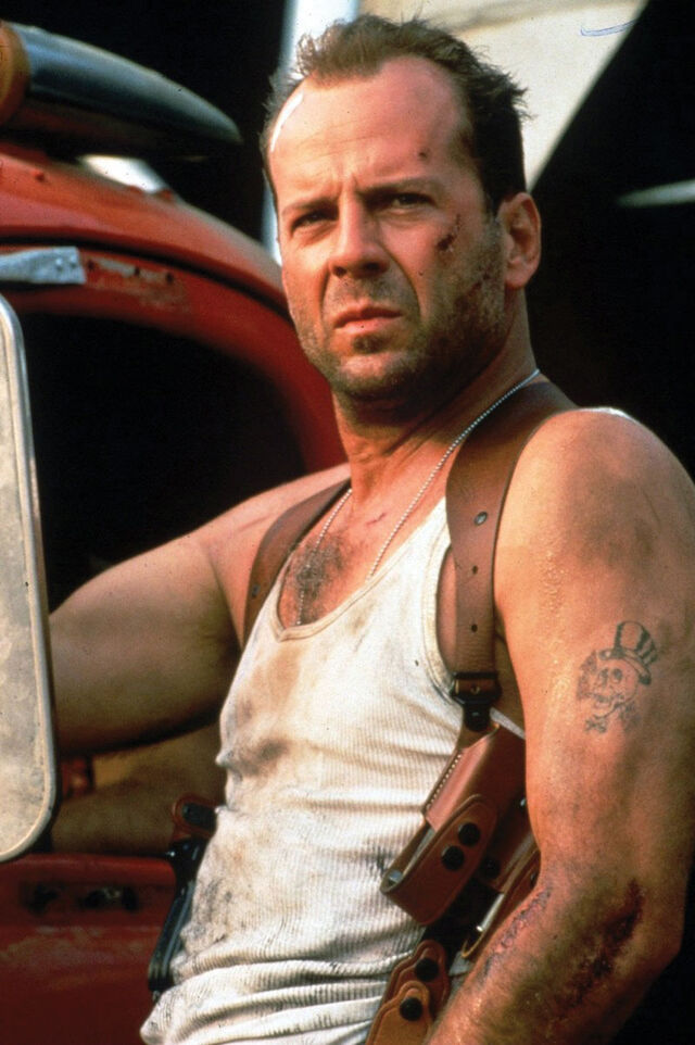 Bruce Willis em "Die Hard" (1988)