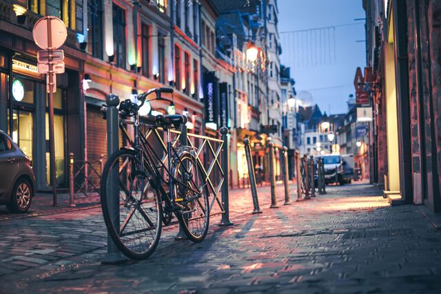 A cidade de Lille, em França
