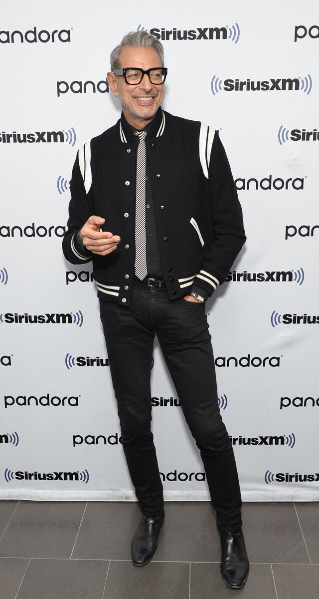 Jeff Goldblum antes de tocar na SiriusXM’s Real Jazz Channel a 11 de novembro.