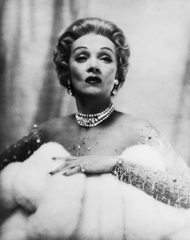 Marlene Dietrich em 1955