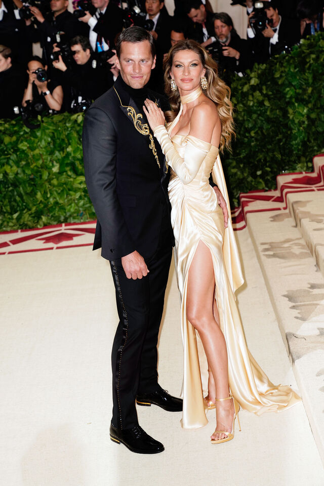 Tom Brady e Gisele Bündchen na MET Gala 2018