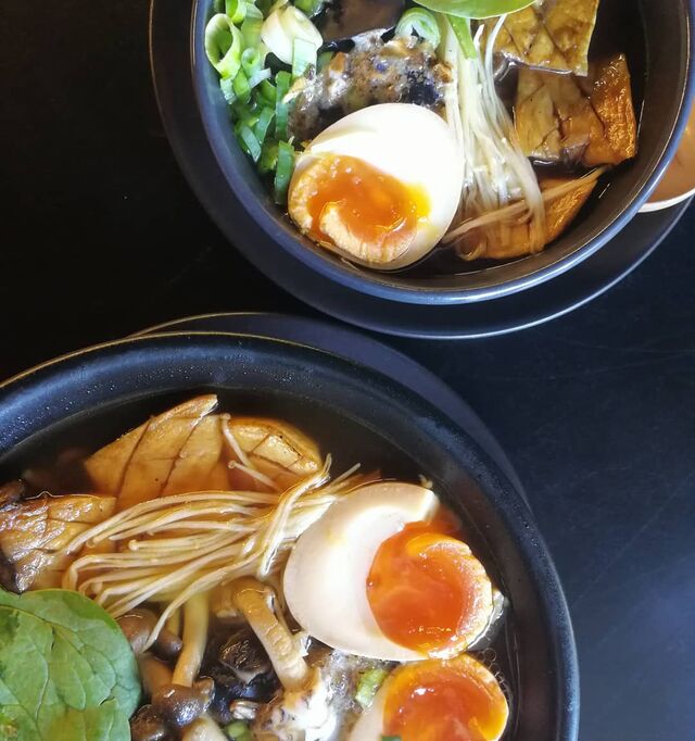 Uma das versões de rámen, do restaurante Ro, no Porto.