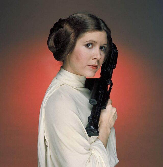 Carrie Fisher como Princesa Leia