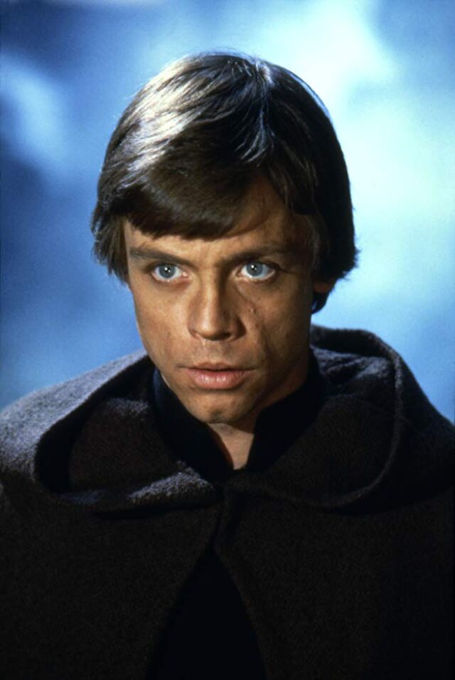 Mark Hamill como Luke Skywalker em "Guerra das Estrelas: Episódio VI- O Regresso do Jedi" (1983)