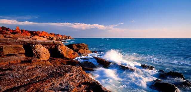 Praia Gantheaume Point, Broome, Austrália Ocidental