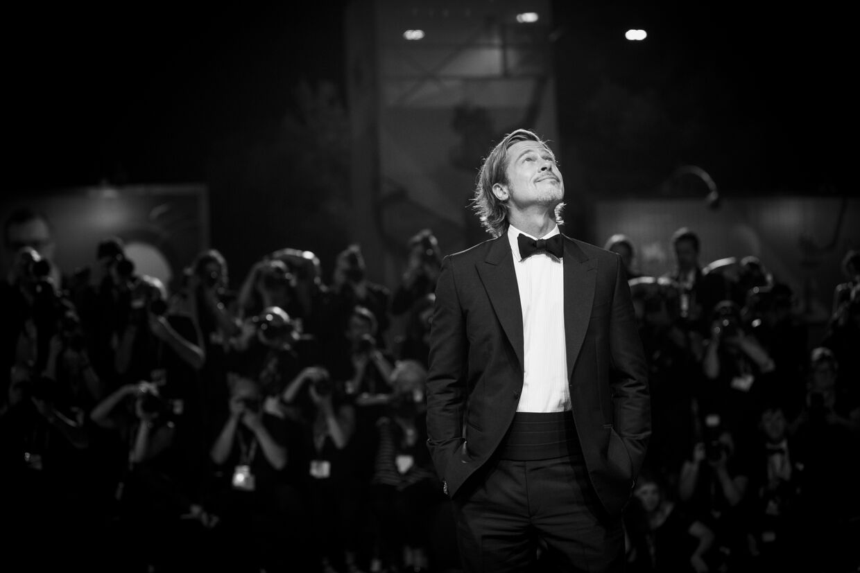 Brad Pitt em Brioni no Festival de Cinema de Veneza, 2019