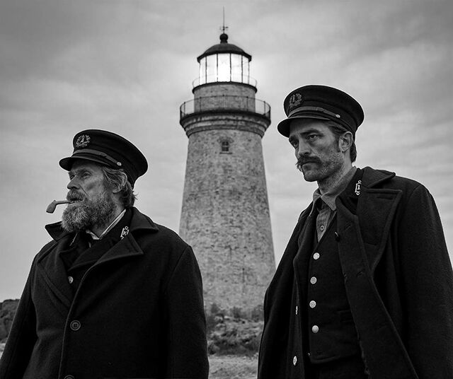 Robert Pattinson e William Dafoe, em O Farol (The Lighthouse).