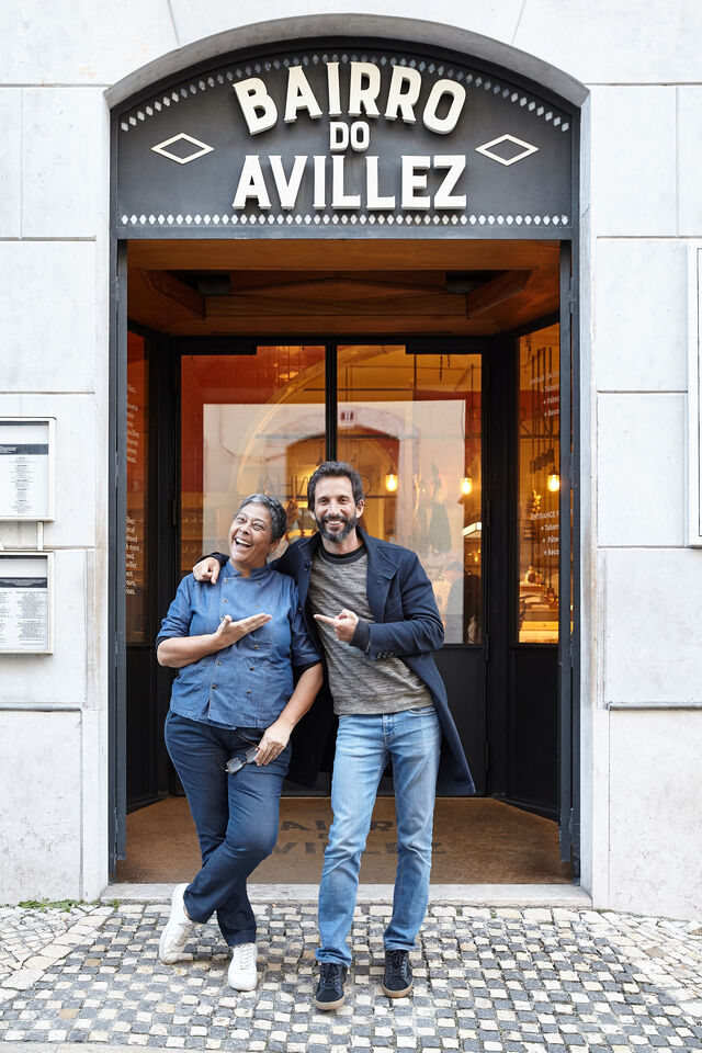 Os chefs Kátia Barbosa e José Avillez