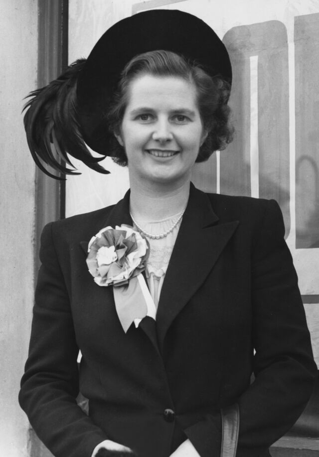 A ex-primeira-ministra do Reino Unido Margaret Thatcher