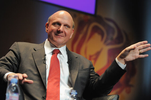 Steve Ballmer foi presidente executivo da Microsoft.