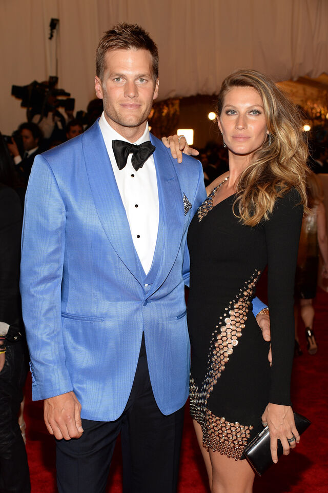 Tom Brady e Gisele Bundchen na Met Gala, Nova Iorque, 2013