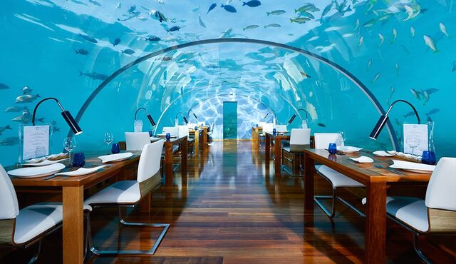 Ithaa Undersea Restaurant Rangali Island, Maldivas
