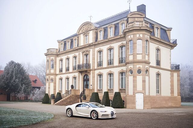 Para testar um Bugatti terá que viajar até Molsheim, ao castelo Saint-Jean