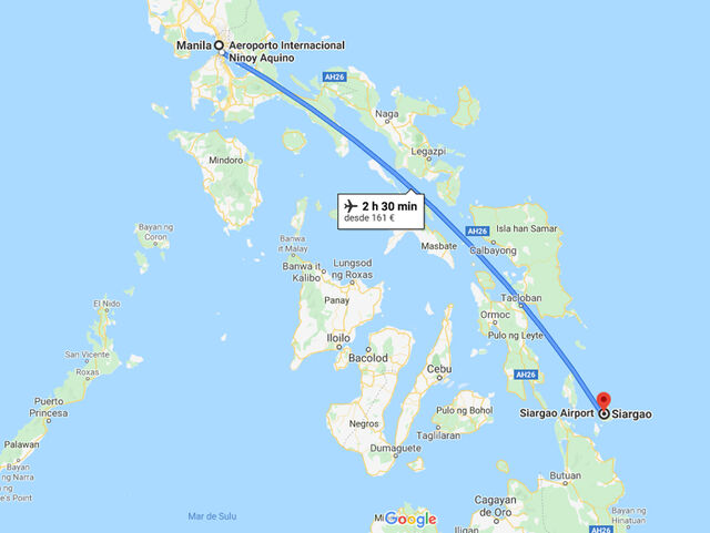 Mais duas horas e meia até Siargao