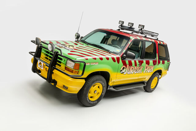 Um dos For Rangers que visita turística do Parque Jurássico, em Jurassic Park (1993).