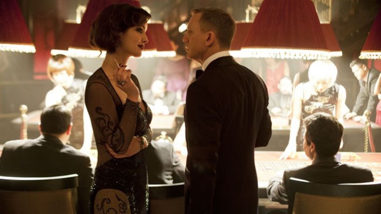 Em Skyfall (2012), o casino fictício que serviu para a cena entre Daniel Craig e Bérénice Marlohe.