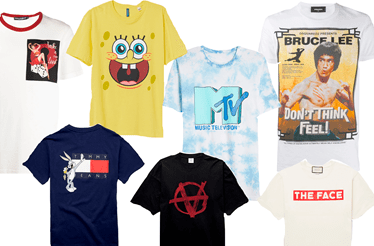 T-shirts para recordar